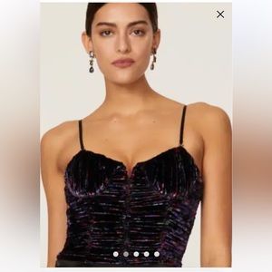 RAMY BROOKS Printed Capone Top